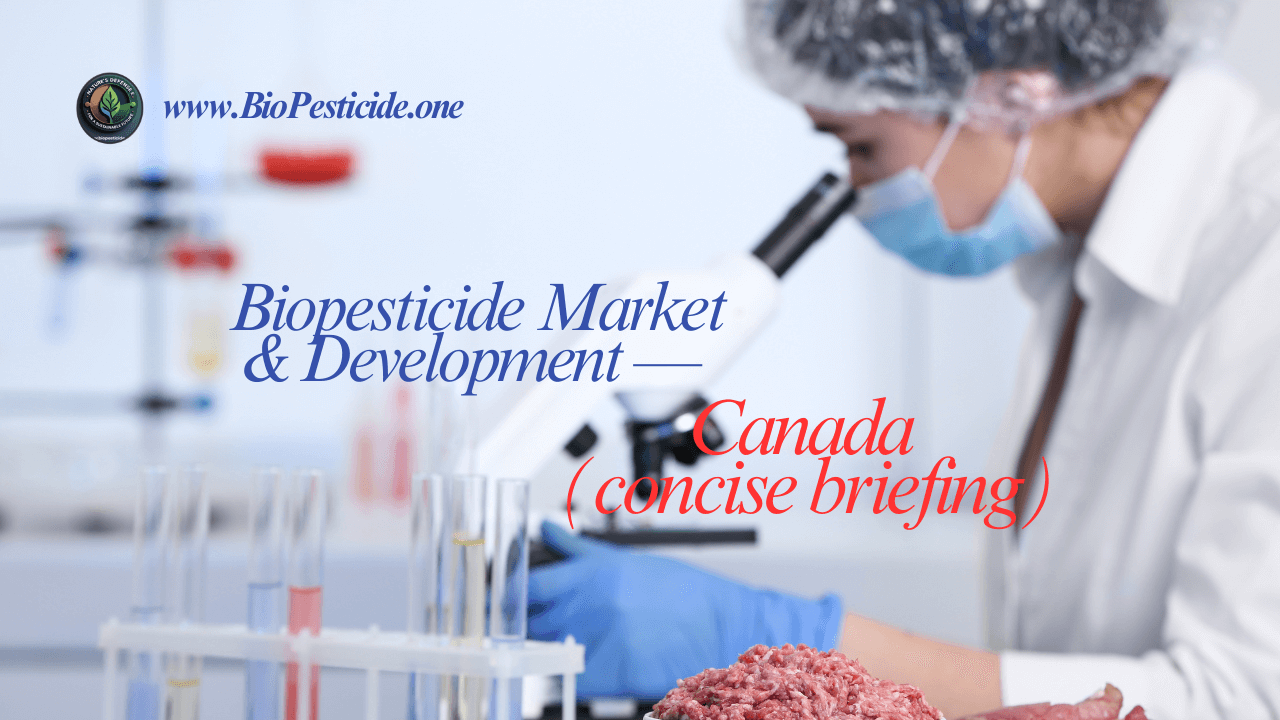 Biopesticide Market & Development in Canada